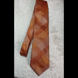ESCADA neck tie 100% silk autum orange